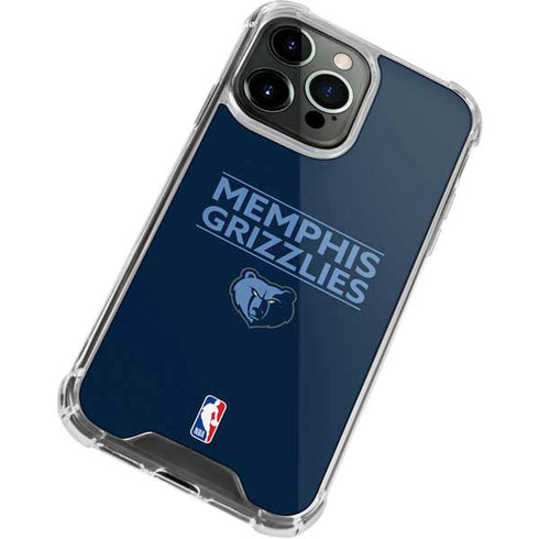 NBA Memphis Grizzlies Standard -  Blue iPhone 13 Pro Max Clear Case